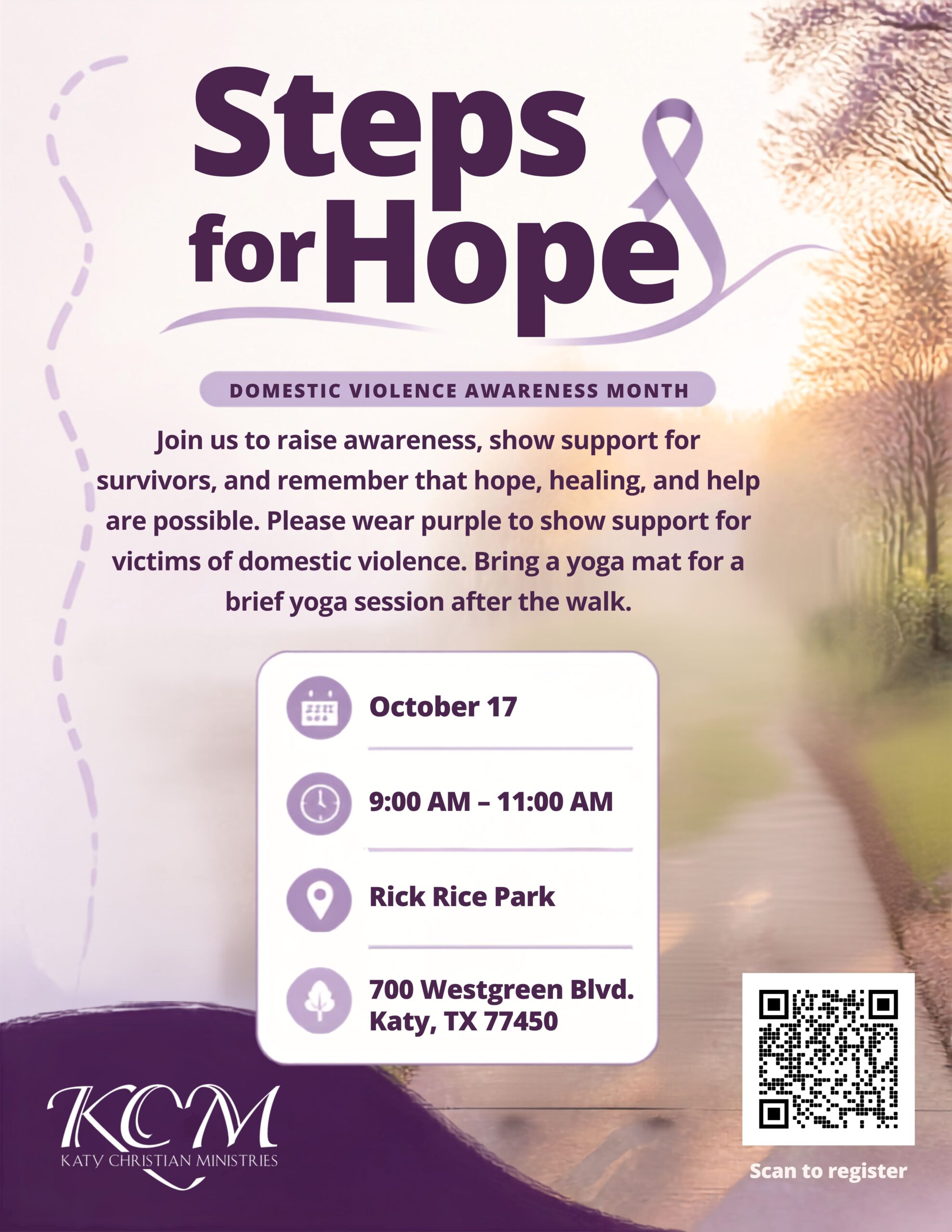 Steps for Hope: Walk for the Crisis Center