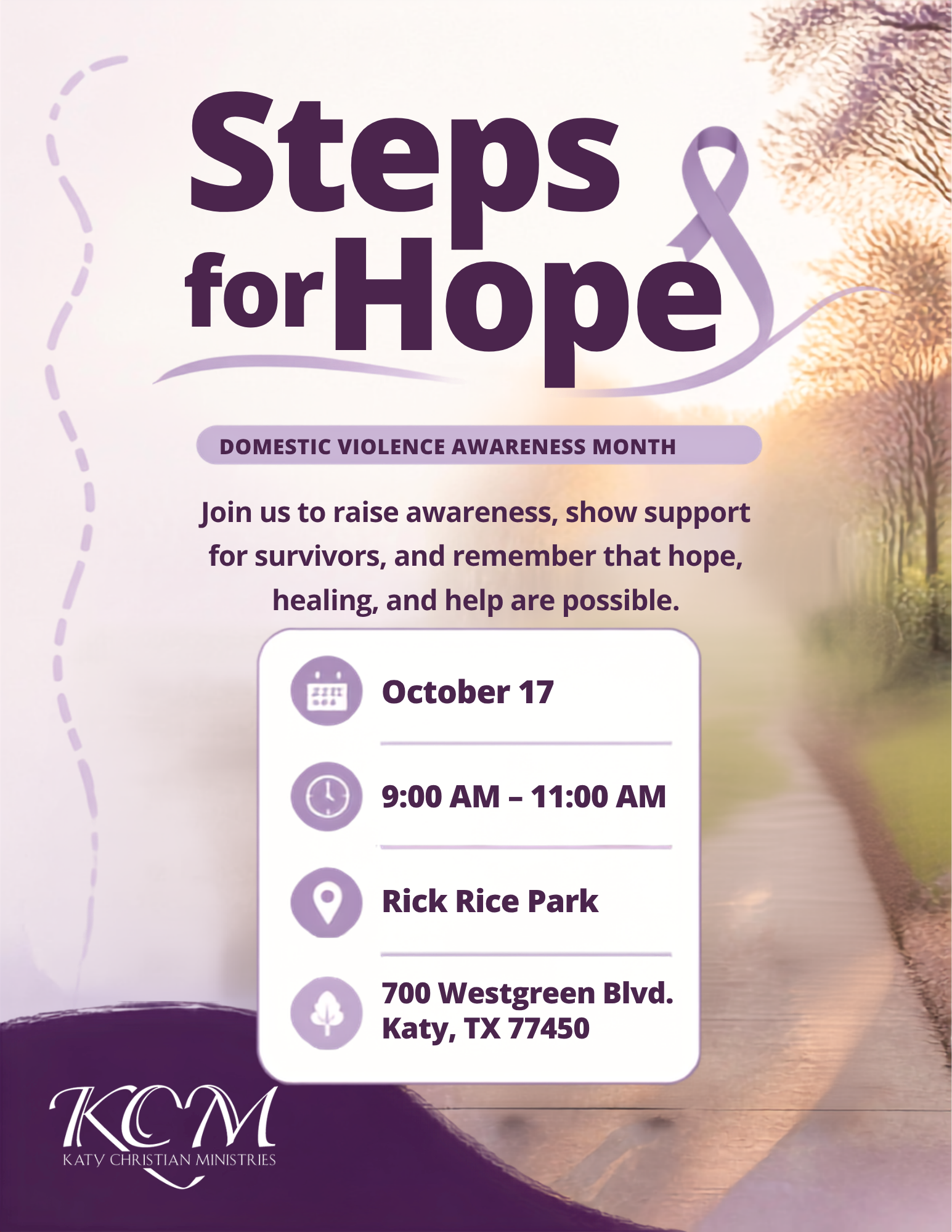 Steps for Hope: Walk for the Crisis Center
